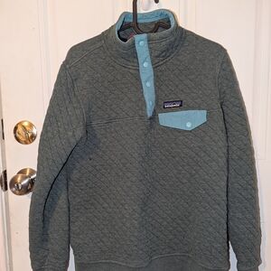 Patagonia Organic Cotton Quilt Snap-T Pullover, Womens Small